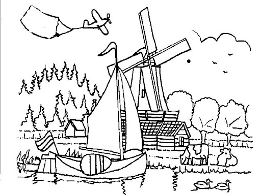 Dibujos para colorear de la hidrosfera